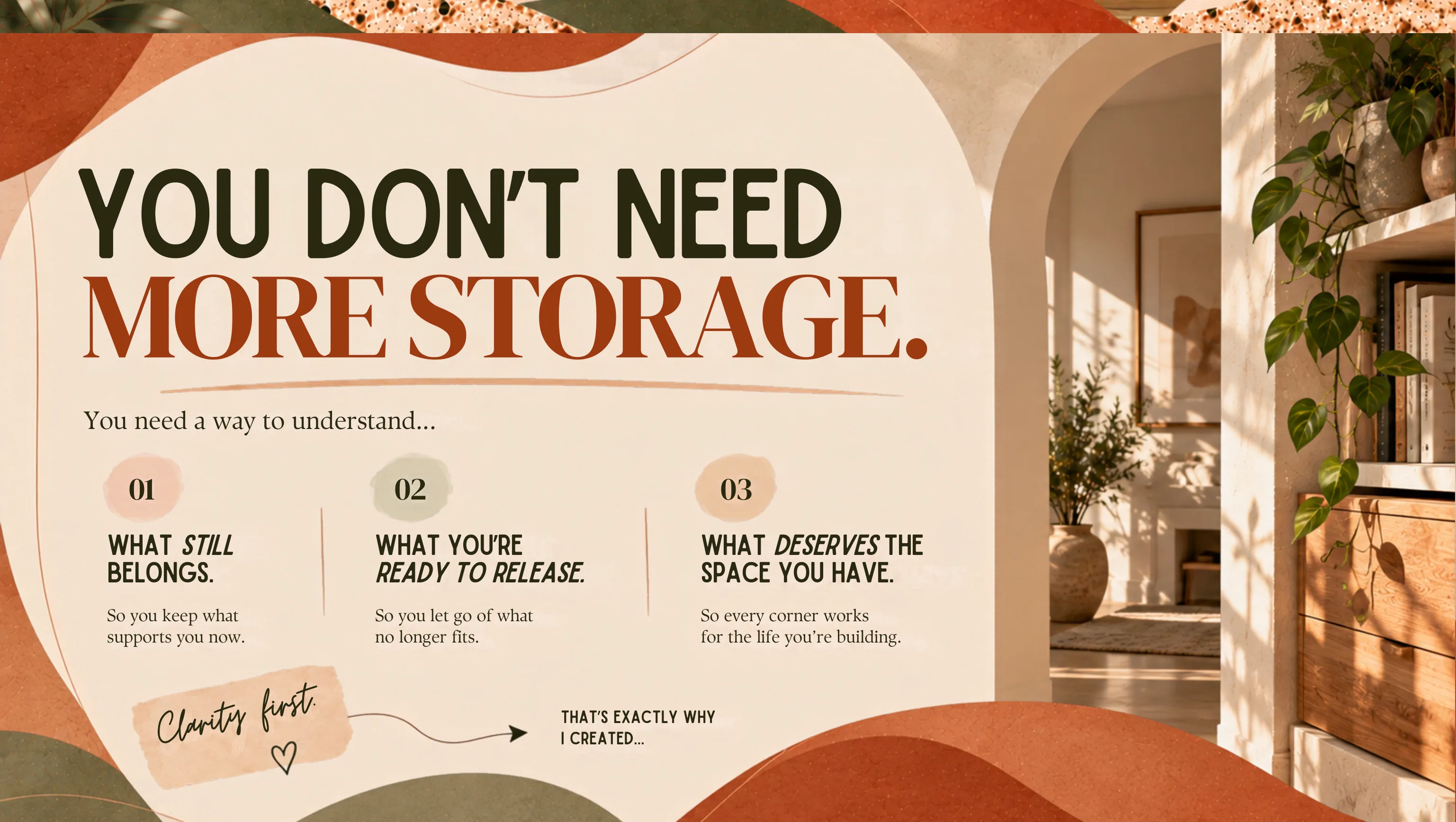 Clarity Within landing page section 7
