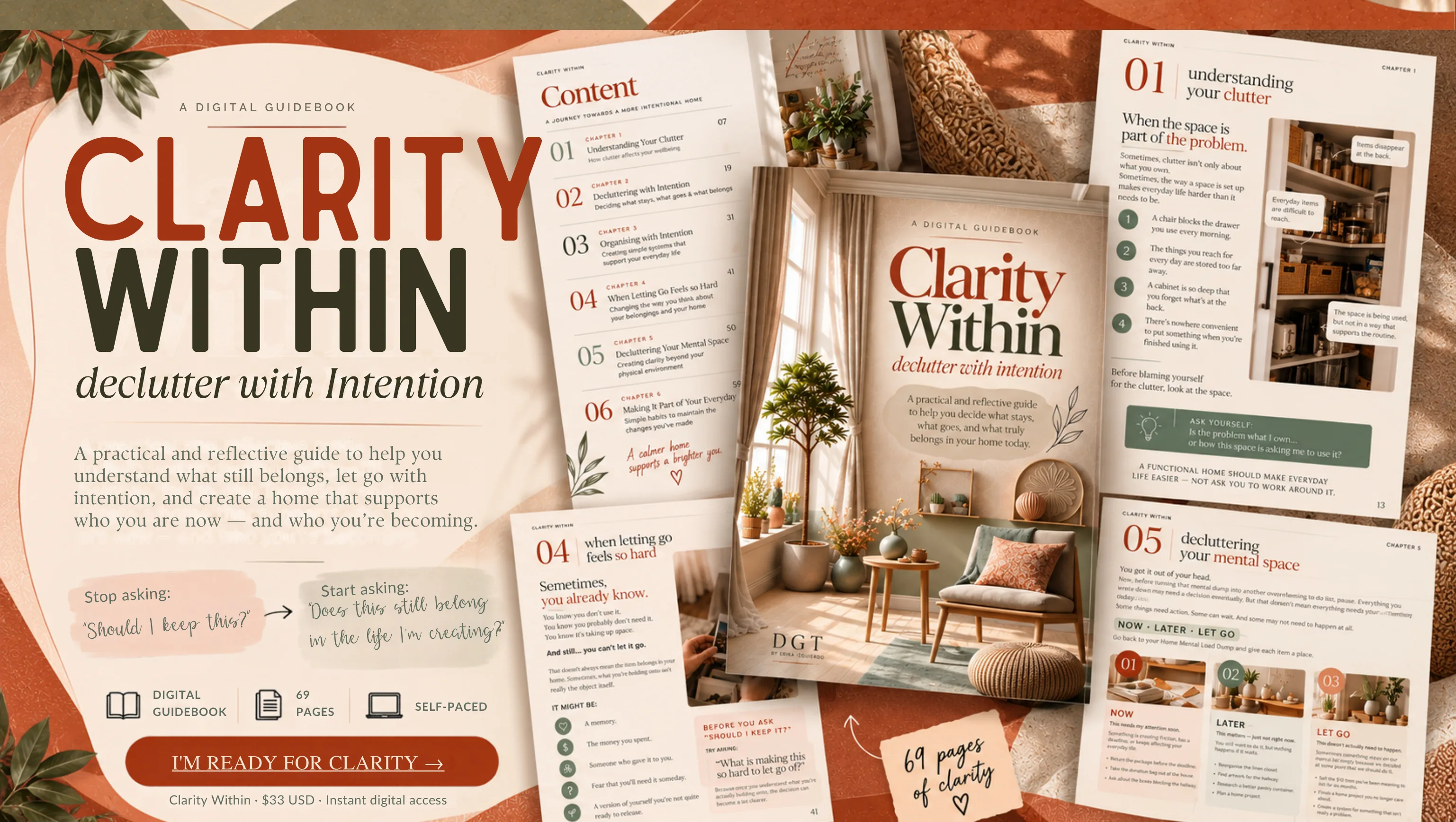 Clarity Within landing page section 8