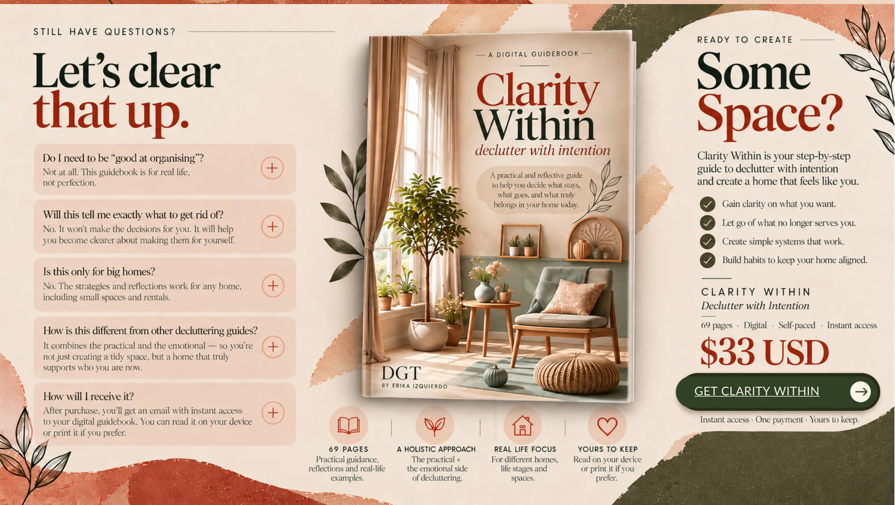 Clarity Within landing page section 15